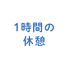 1時間の休憩